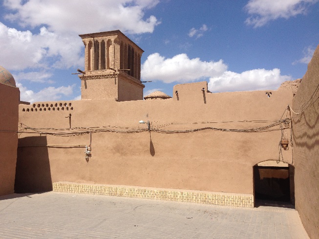 بادگیری در محله فهادان - محله باستانی ثبت شده در یونسکو در یزد